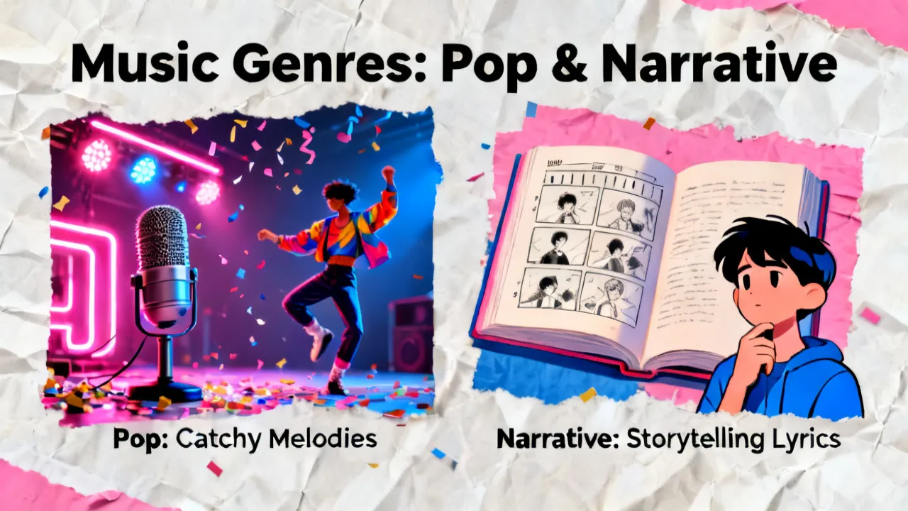 Exploring the Narratives of Pop Music